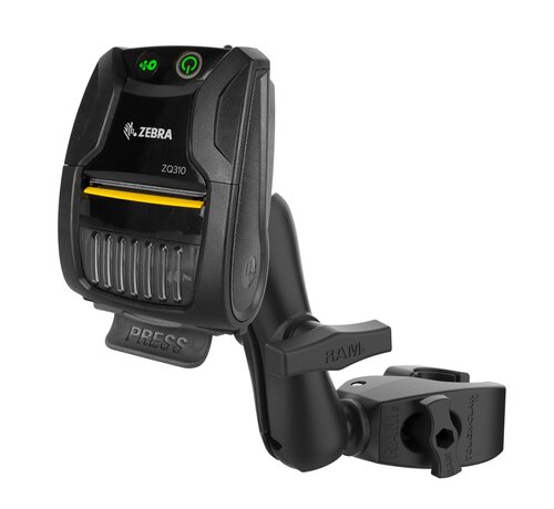 RAM Mount Printerhouder voor Zebra ZQ310 met medium Tough-Claw