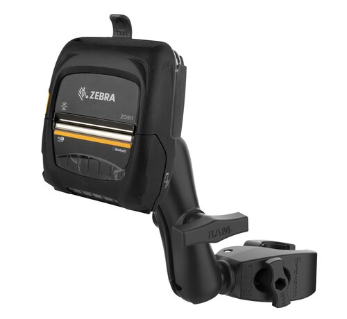 RAM Mount Printerhouder voor Zebra ZQ511 met medium Tough-Claw