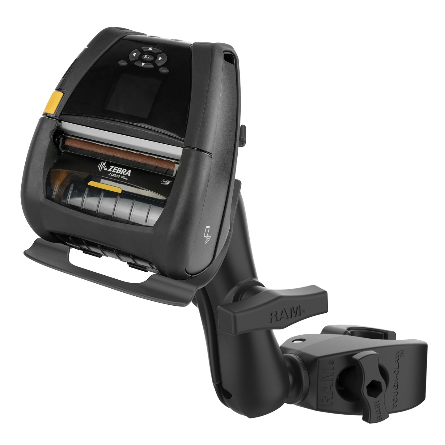 RAM Mount Printerhouder voor Zebra ZQ630 met medium Tough-Claw