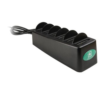 RAM Mount GDS 6-poorts Power Delivery (PD) Desktop Charger voor IntelliSkin Next Gen