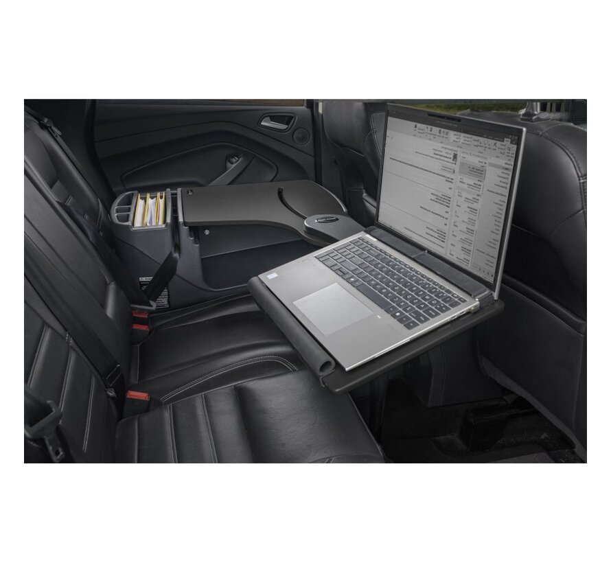 Reach Desk mobiele laptop achterbank (links) werkplek