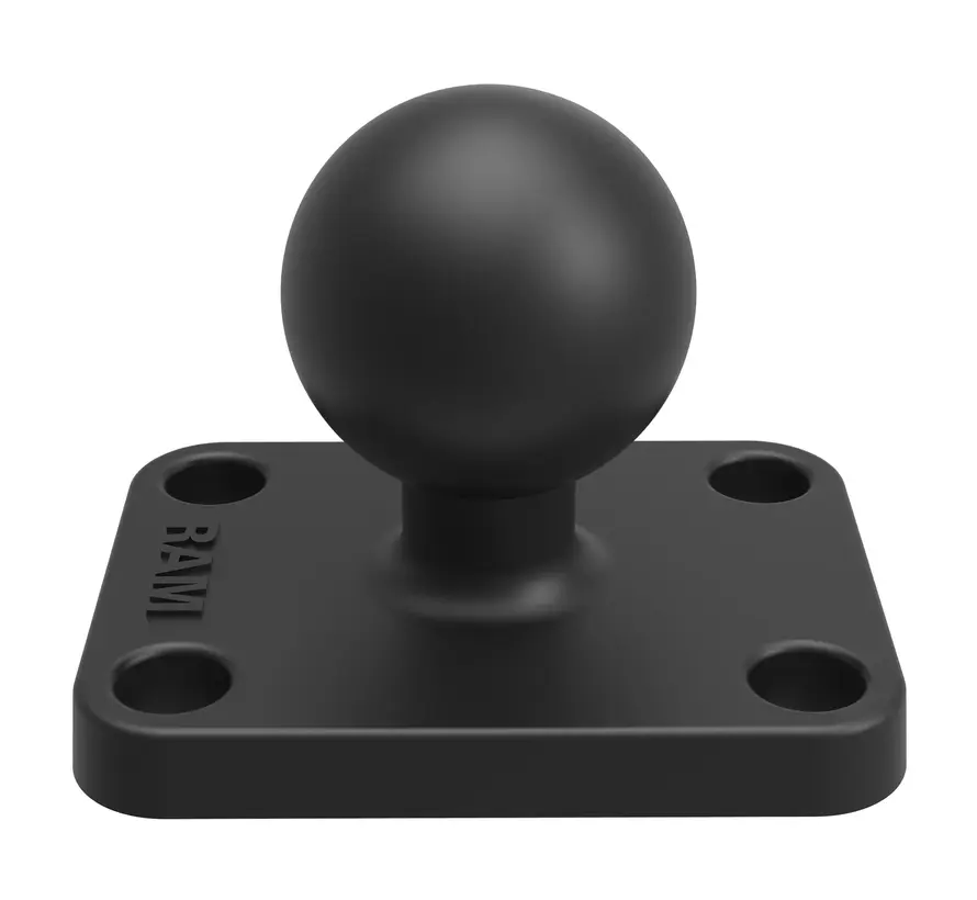B-Kogel (25 mm) Aluminium Base Rechthoek 38 x 50 mm - RAM-B-202U-152