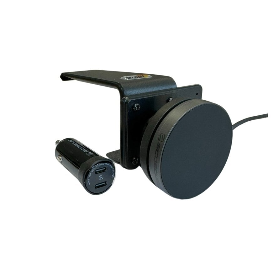 Proclip met Scosche MagicMount Elite Qi2 25w Magsafe oplader met swivel - Auto keuze
