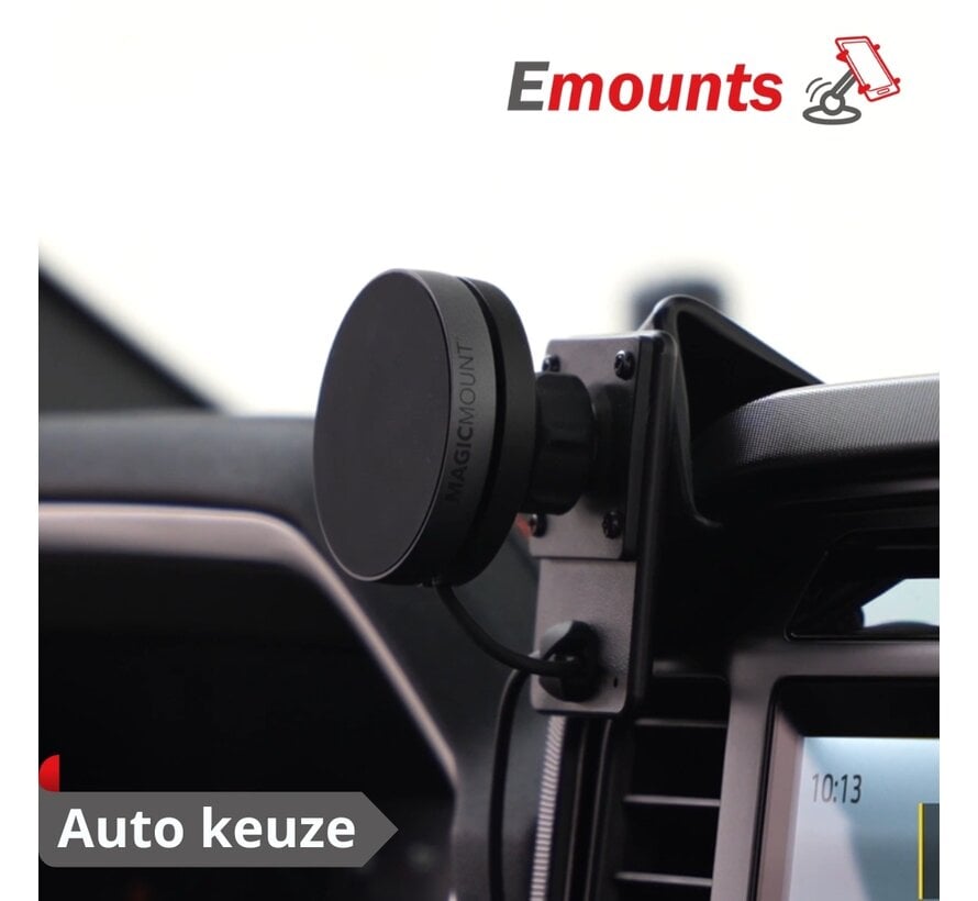 Proclip met Scosche MagicMount Elite Qi2 25w Magsafe oplader met swivel - Auto keuze