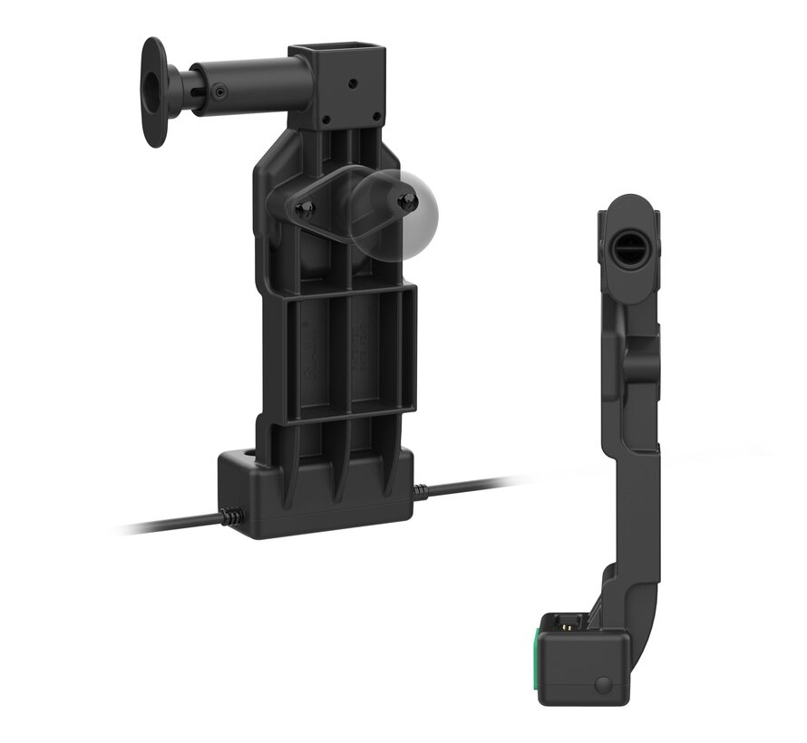 GDS® Uni-Conn™ Dock met voedingaansluiting en ontgrendelingsknop