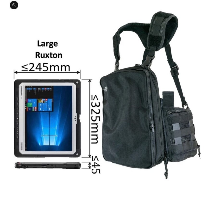 Ruxton Tablet Pack Large voor Dell Pro rugged 12 (Dell 7230)
