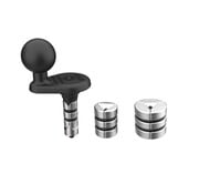 RAM Mount Motorfiets vorkpen wig kogel basis - 12-32mm gaten