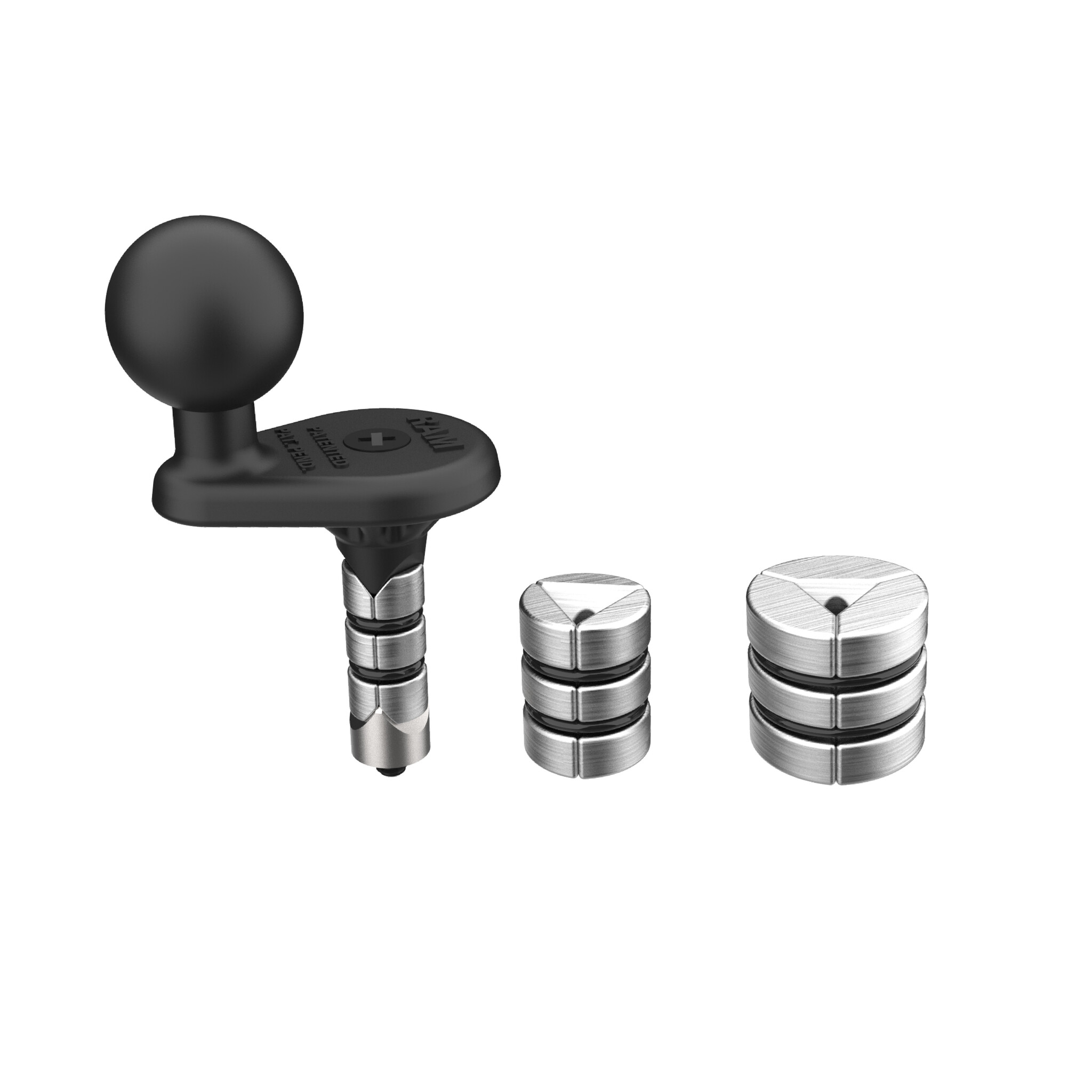 RAM Mount Motorfiets vorkpen wig kogel basis - 12-32mm gaten