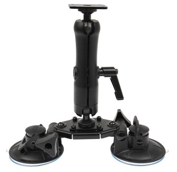 Brodit Dubbele zuignap base mount met 9" Pedestal Mount