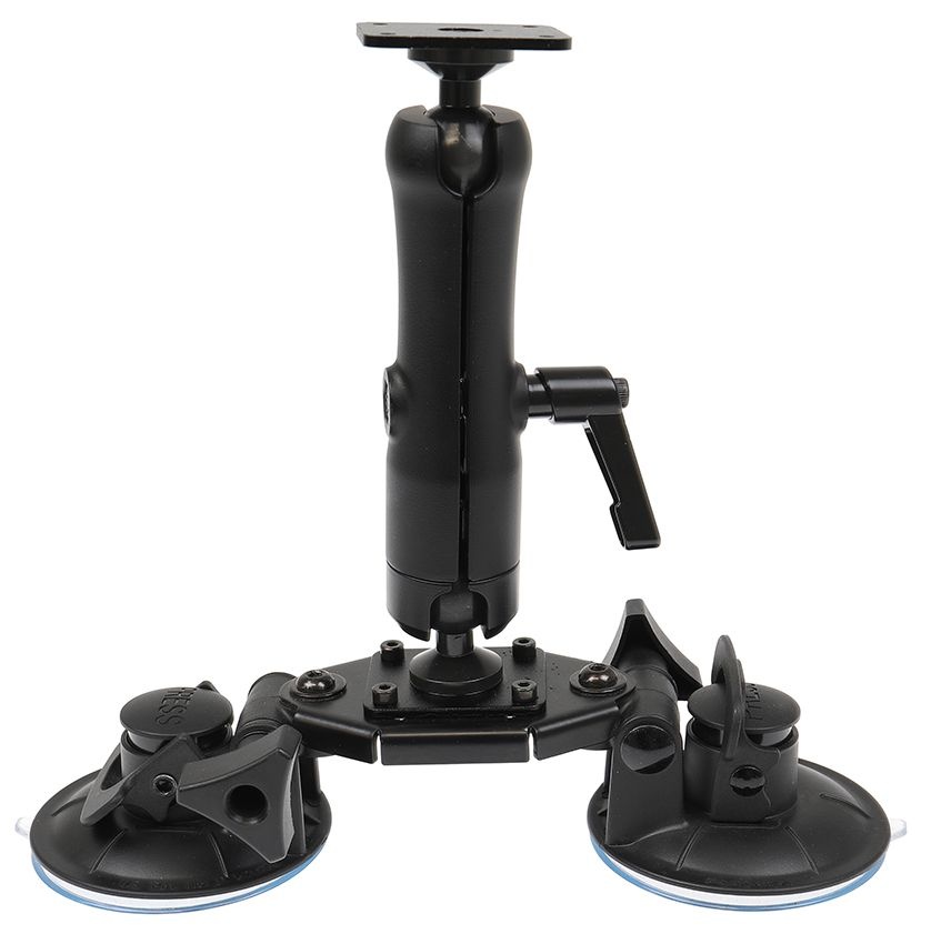 Brodit Dubbele zuignap base mount met 9" Pedestal Mount