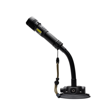 Seasucker Heavy Duty zuignap zaklampbevesting met zaklamp