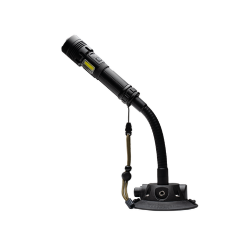 Seasucker Heavy Duty zuignap zaklampbevesting met zaklamp