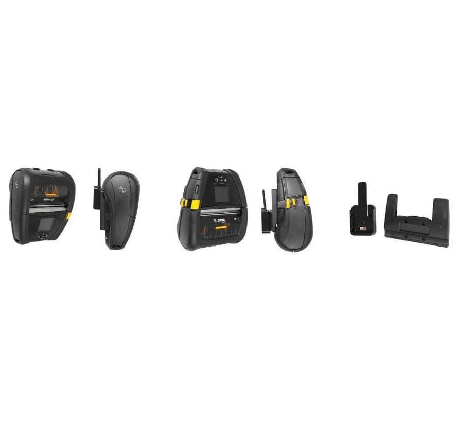 bevestigingsplaat Zebra ZQ630 voorzien van batterij