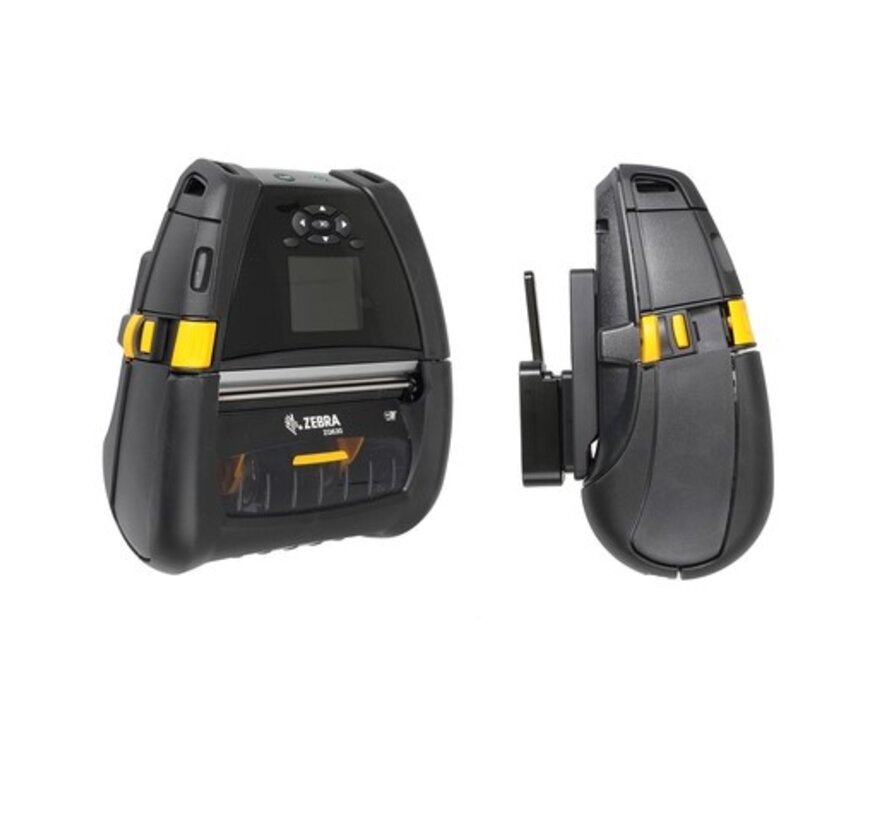 bevestigingsplaat Zebra ZQ630 voorzien van batterij