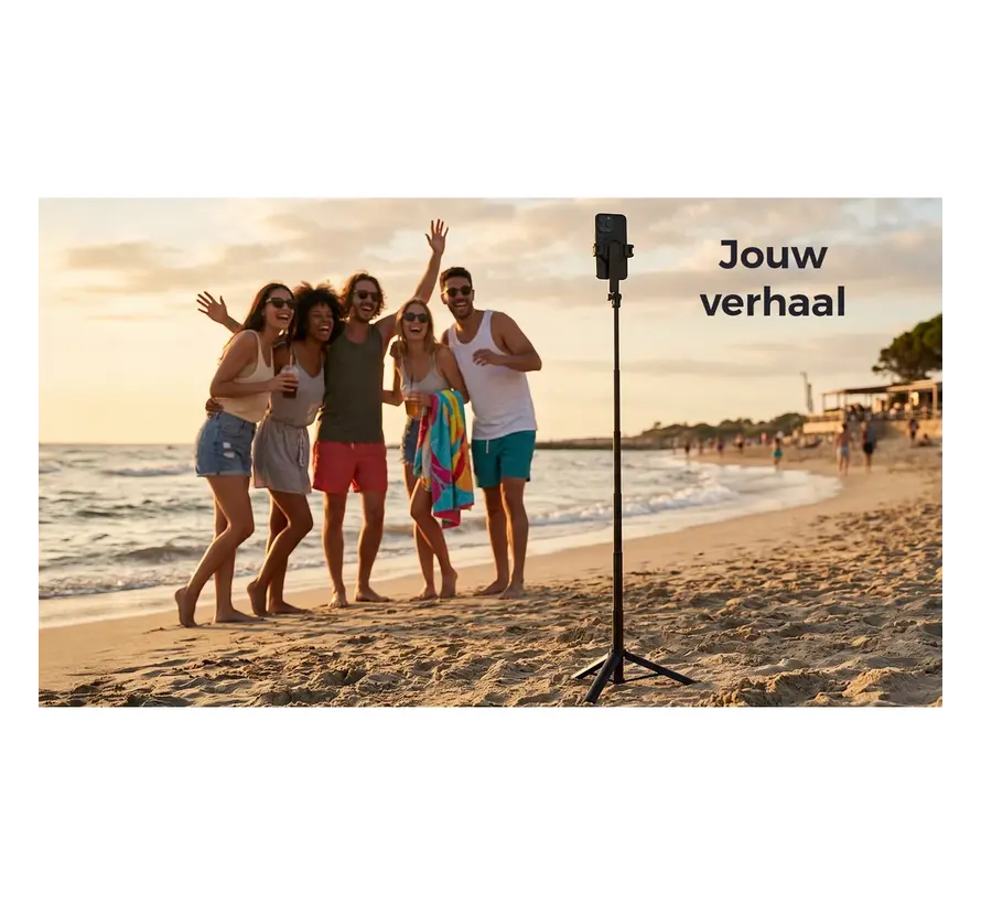 Mobiparts Selfie Stick met Tripod en MagSafe Telefoonhouder