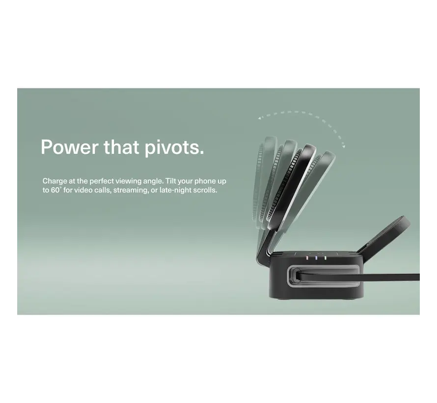 MagStand 3-in-1 Draadloze Oplader - Opvouwbaar