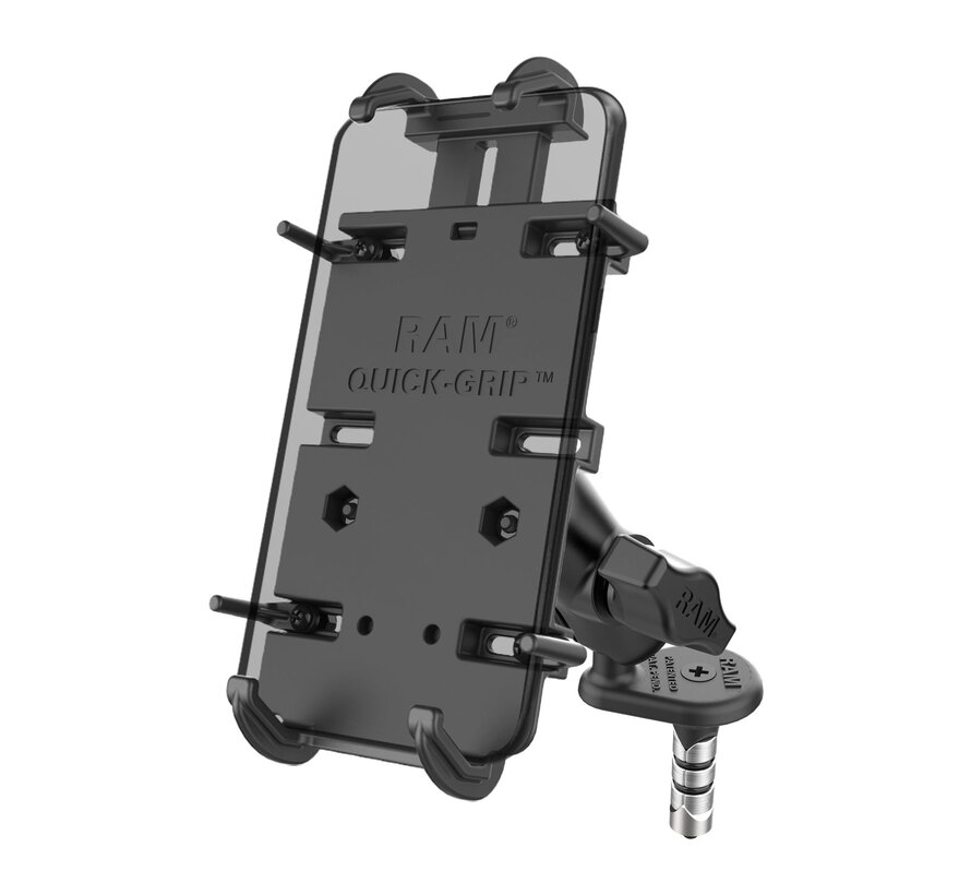 Quick-Grip XL-telefoonhouder met balhoofdpen-bevestiging