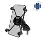Draaibare X-Grip telefoonhouder (groot formaat) met bevestiging voor de balhoofdbuis