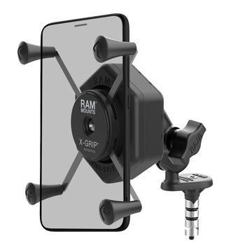 RAM Mount X-Grip grote telefoonhouder met Vibe-Safe™ & balhoofdpen-bevestiging
