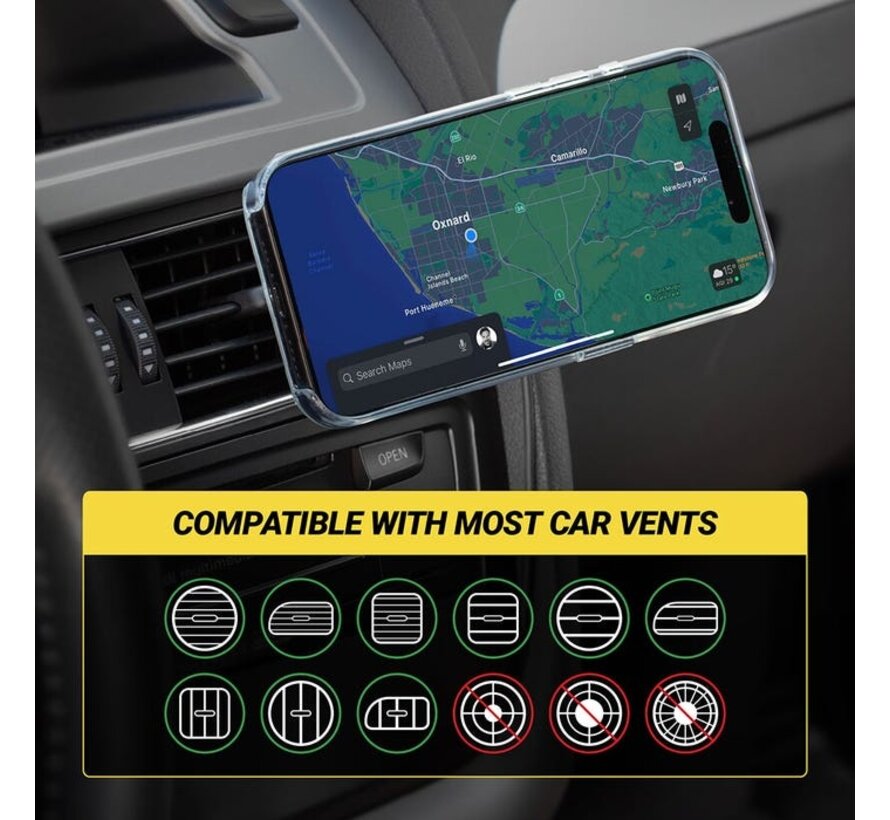 MagicMount™ 25W Qi2.2 Wireless Charge Pro Dash/Vent