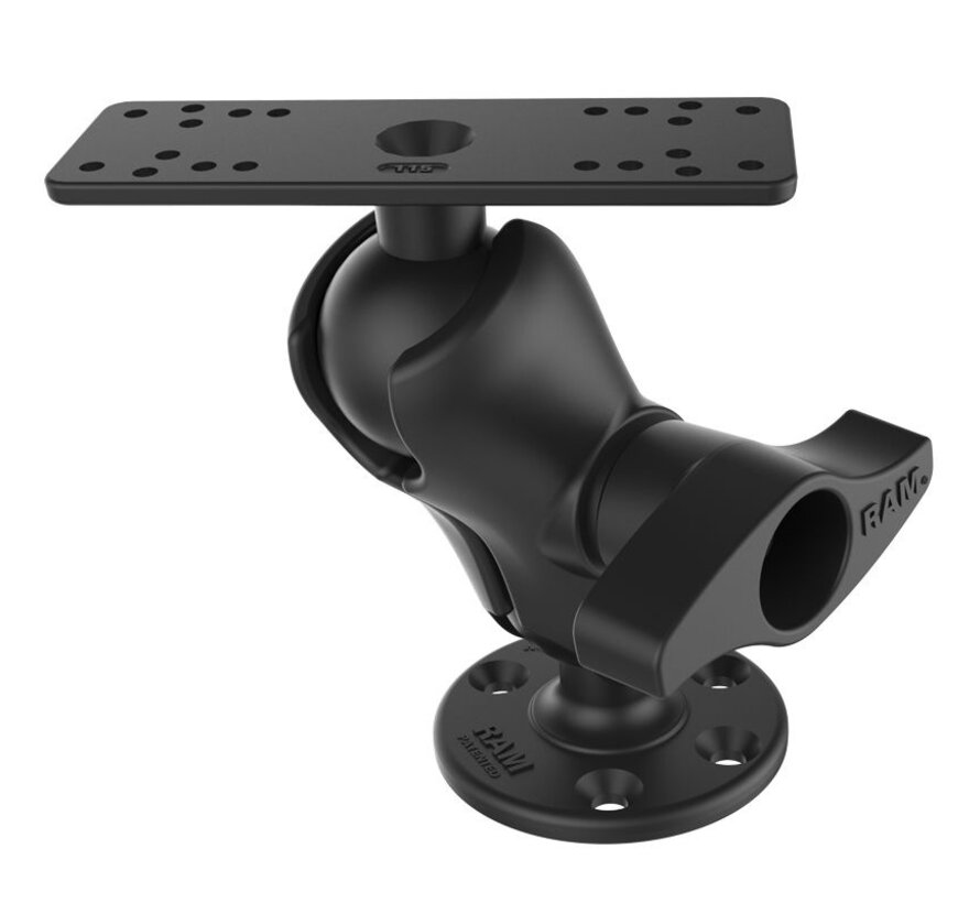 D-maat montage steun Mount for 9"-12" Fishfinders and Chartplotters RAM-D-115 -C