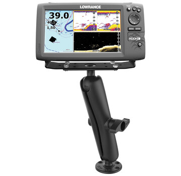 RAM Mount D-maat montage steun Mount for 9"-12" Fishfinders and Chartplotters RAM-D-115-E