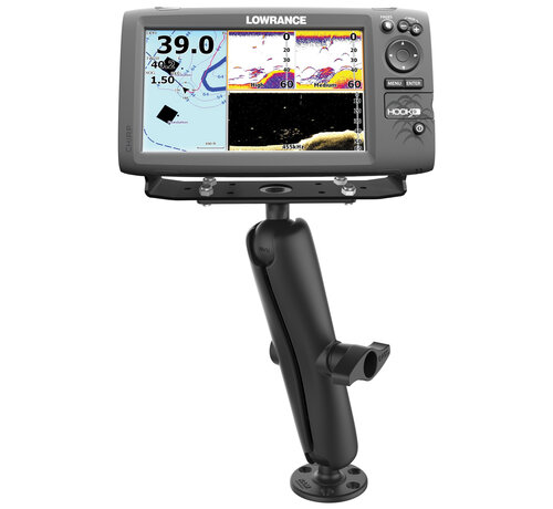 RAM Mount D-maat montage steun Mount for 9"-12" Fishfinders and Chartplotters RAM-D-115-E