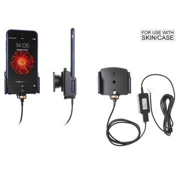 Brodit houder lightning verstelb 62-77/2-10mm usb-A fixed