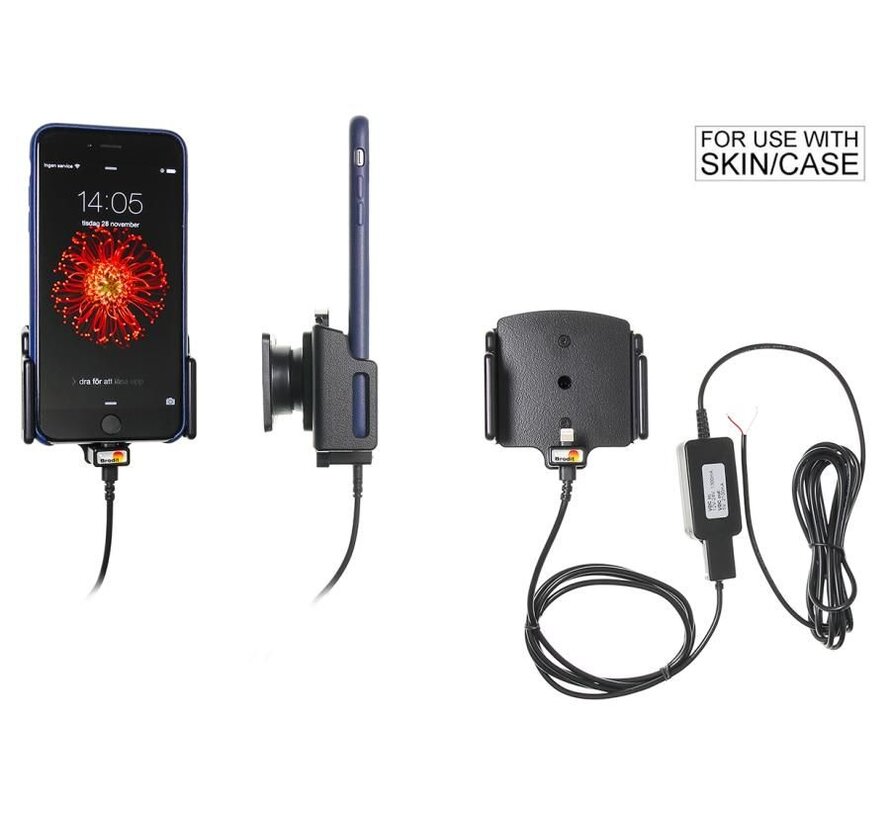 houder lightning verstelb 62-77/2-10mm usb-A fixed