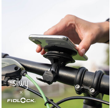 Silwy magnetische VACUUM-mobielhouder fiets