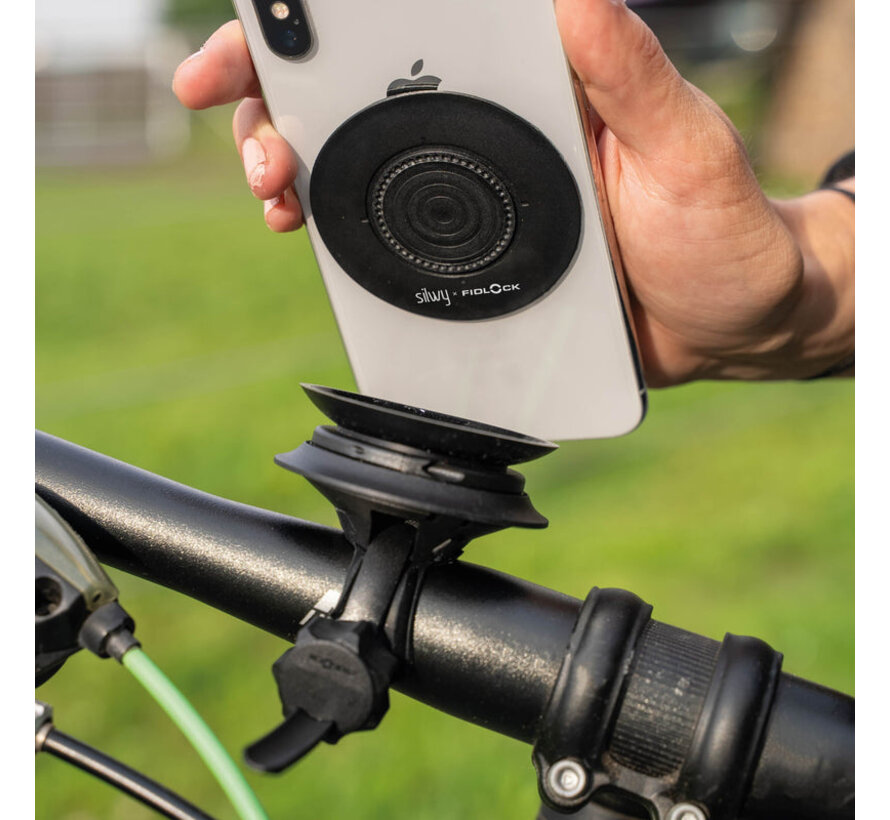 magnetische VACUUM-mobielhouder fiets