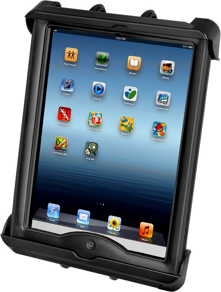 Redenaar Octrooi stijl Tab-tite houder iPad 2/3/4 , iPad Air 4, iPad 11 met case TAB17 -  Emounting.nl