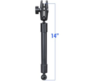 RAM Mount Verlengstuk 35 cm met B-Kogel en Socketarm - RAP-BB-230-14-201U