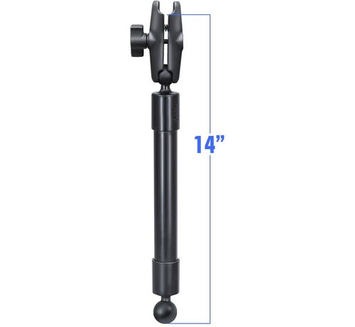 RAM Mount Verlengstuk 35 cm met B-Kogel en Socketarm - RAP-BB-230-14-201U