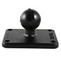 B-Kogel (25 mm) Aluminium Base Rechthoek 51 x 63,5 mm - RAM-B-202U-225
