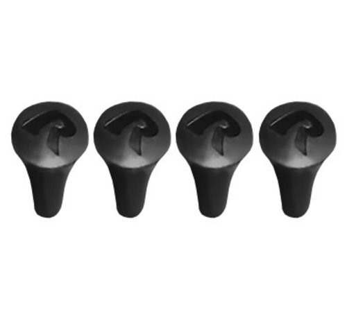 RAM Mount X-Grip Dopjes Rubber Zwart Set van 4 - RAP-UN-CAP-4U