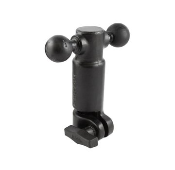 RAM Mount 1" female pipe met 2 D-Kogels