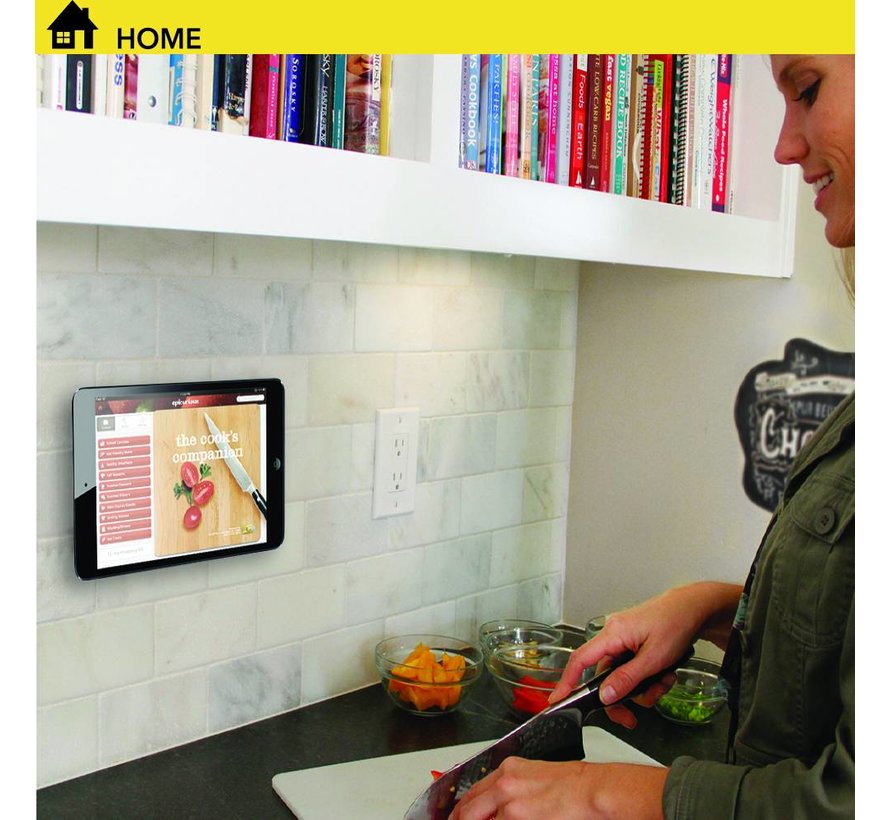 Muurbevestiging met Magnetische Mount voor tablets