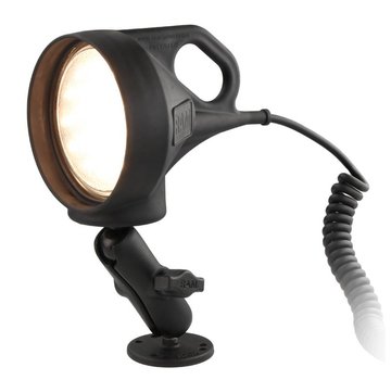 RAM Mount Spatwaterdichte LED Spotlight met klemhouder set