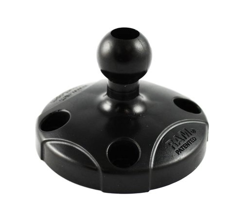 RAM Mount Round base met male Snap-link