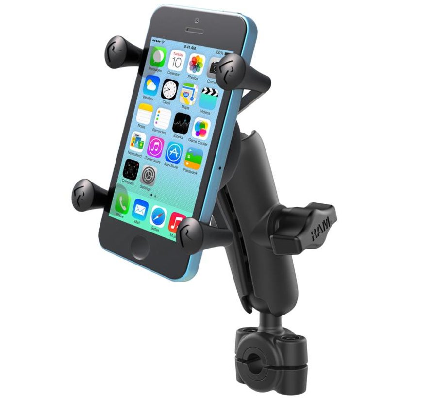 Torque™ 3/8" - 5/8" Diameter Mini Rail Base and X-Grip® for Phones