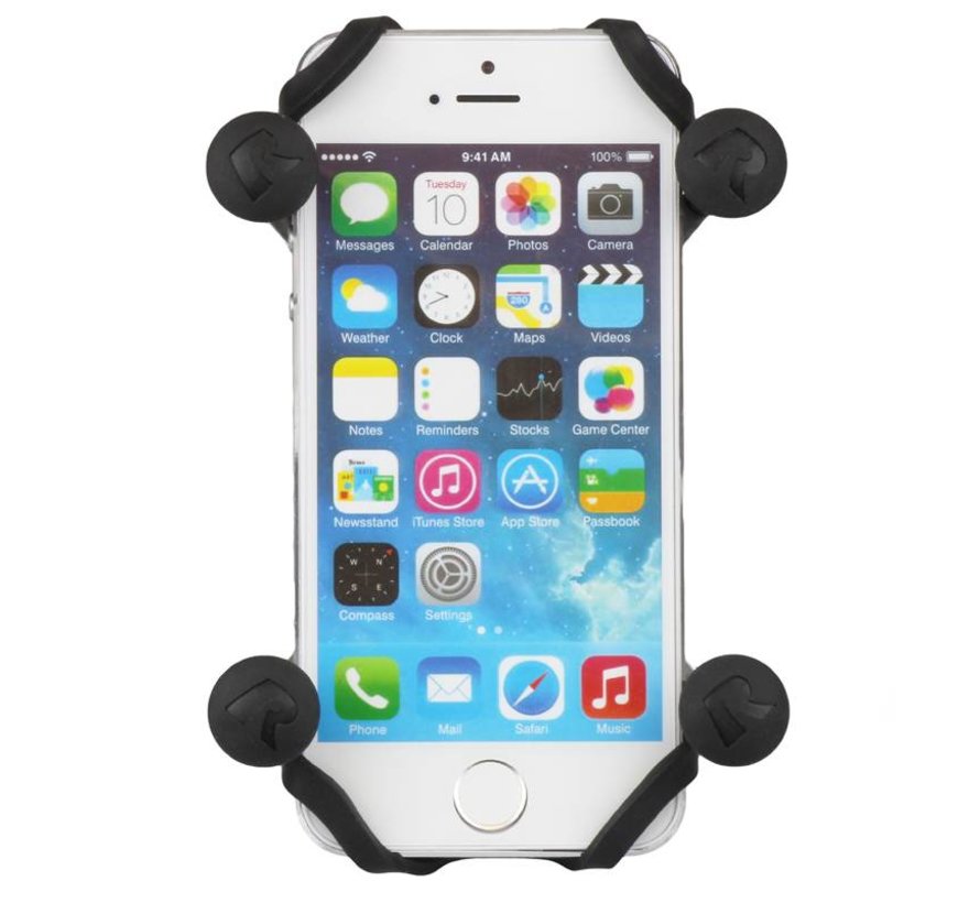 Torque™ 3/8" - 5/8" Diameter Mini Rail Base and X-Grip® for Phones