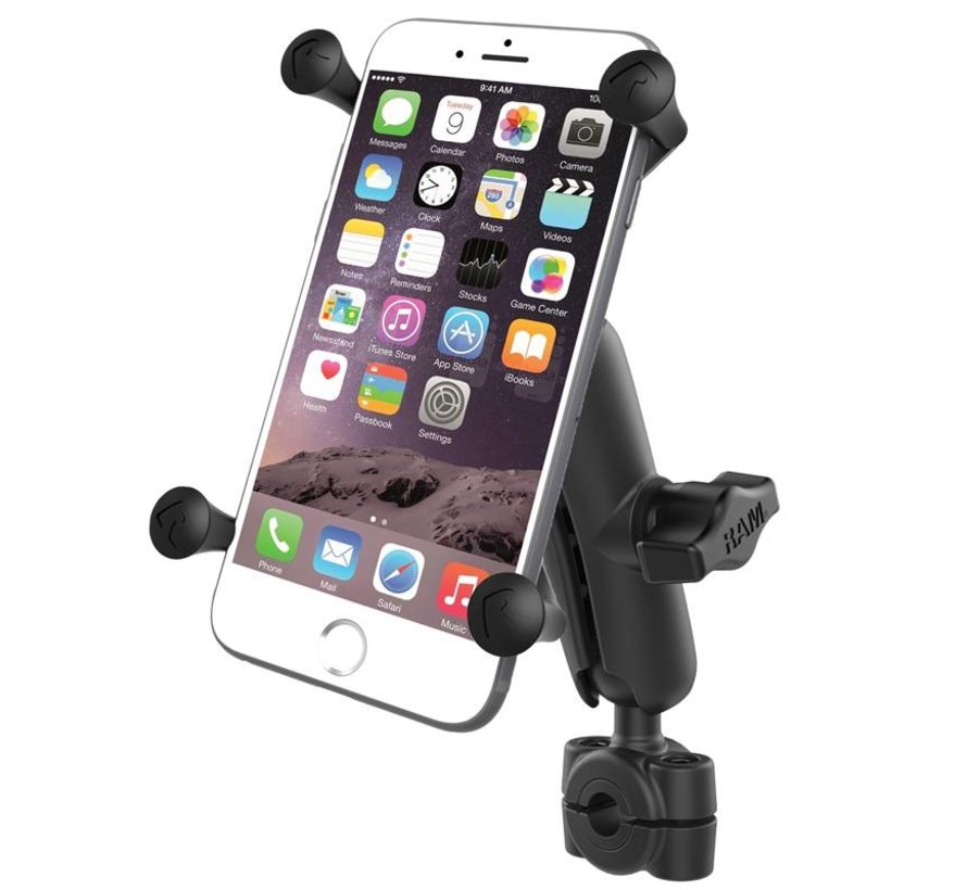 Torque™ 3/8" - 5/8" Diameter Mini Rail Base X-Grip® for Larger Phones