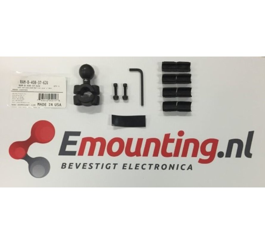 Torque™ 9,5-15,9 mm diameter Stangbevestiging B-kogel RAM-B-408-37-62U