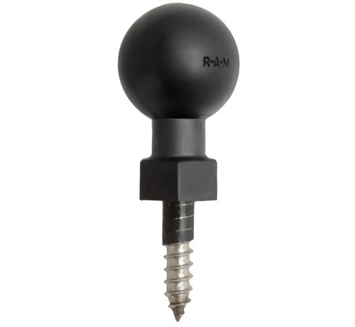 RAM Mount B-Kogel (25 mm) Tough Ball met Houtschroef - RAP-B-379U-25201L