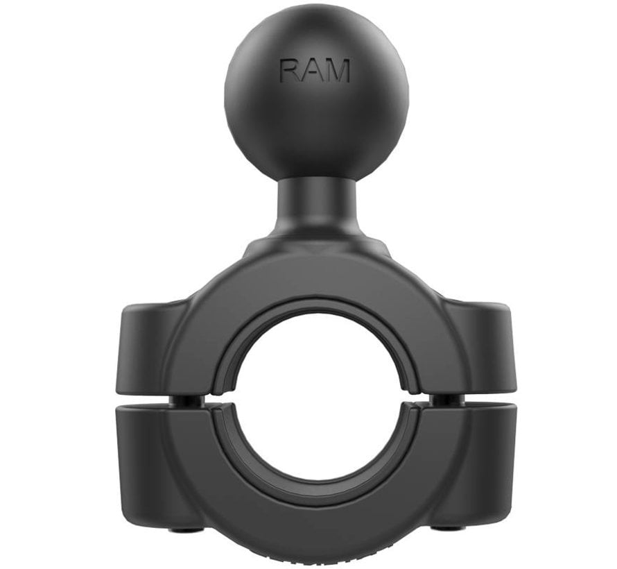 Torque™ 3/4" - 1" Diameter Handlebar/Rail Base with 1" Ball and X-Grip® for 7-8" Tablets