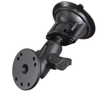 RAM Mount Korte Zuignap Bevestigingsarm met B-kogel (25 mm) - RAM-B-166-A-202U