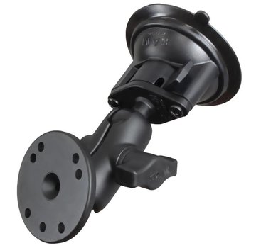 RAM Mount Korte Zuignap Bevestigingsarm met B-kogel (25 mm) - RAM-B-166-A-202U
