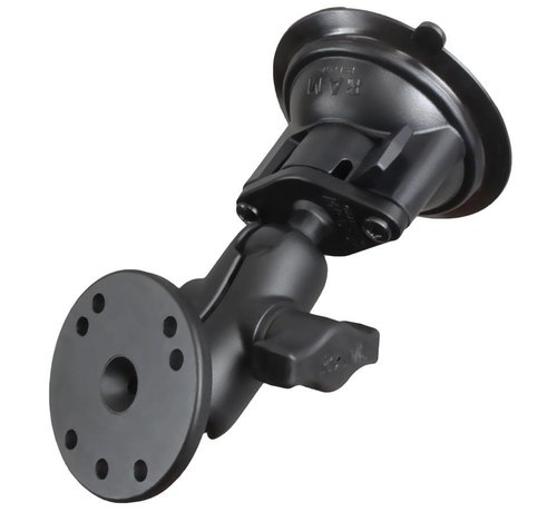 RAM Mount Korte Zuignap Bevestigingsarm met B-kogel (25 mm) - RAM-B-166-A-202U