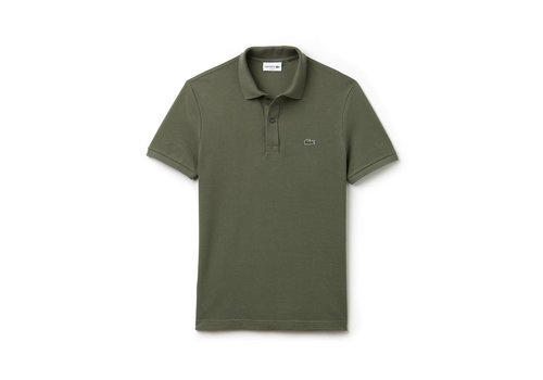 Lacoste Polo Chemise Col Bord-Cotes Army